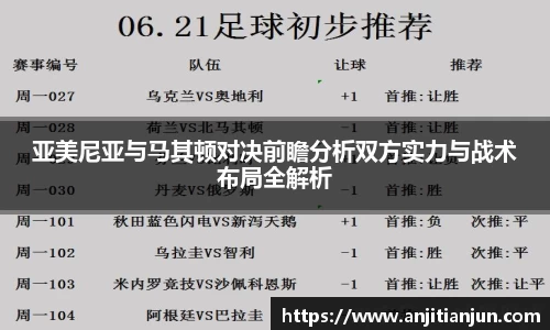 亚美尼亚与马其顿对决前瞻分析双方实力与战术布局全解析